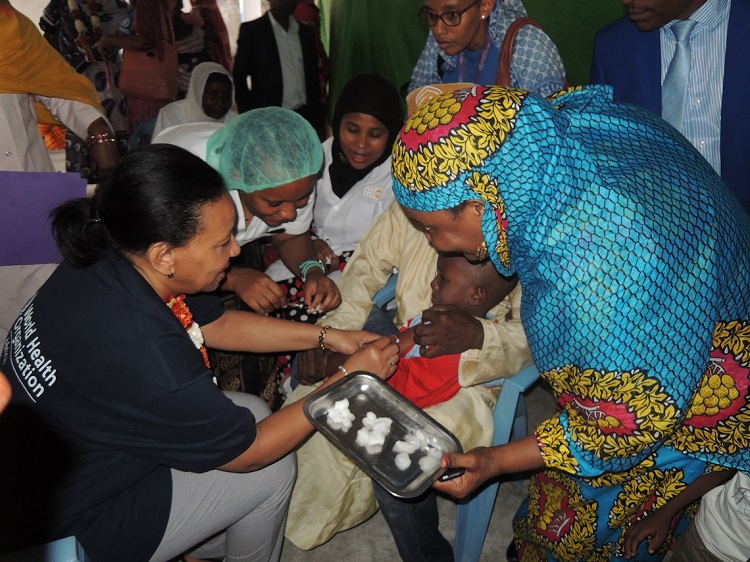 image Ouverture de la campagne de vaccination des enfants contre la rougeole Du 27 au 29 d’octobre, 95% des enfants de 9 mois à 5 ans seront vaccinés